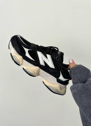 Кросівки new balance 9060 black & white8 фото