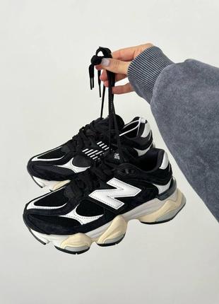 Кросівки new balance 9060 black & white1 фото