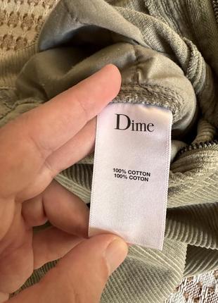 Вельветовые летние шорты dime corduroy carpenter shorts olive