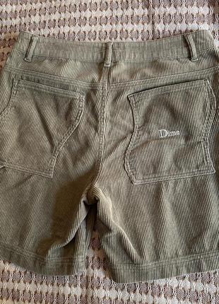 Вельветовые летние шорты dime corduroy carpenter shorts olive