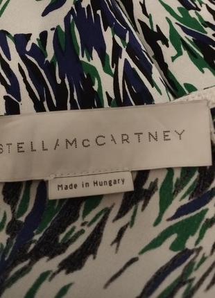 Платье  до колен stella mccartney  оригинал  💯% шовк принт нюанс 4