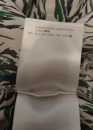 Платье  до колен stella mccartney  оригинал  💯% шовк принт нюанс 5