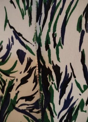 Платье  до колен stella mccartney  оригинал  💯% шовк принт нюанс 10