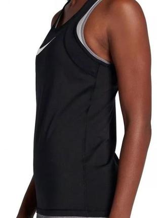 Женская майка nike pro all over mesh2 фото
