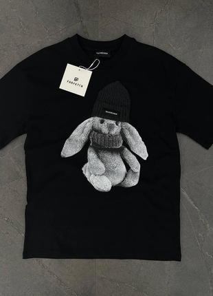 Футболка balenciaga мужская с принтами