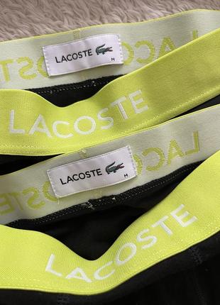 Мужские боксеры lacoste черное белье3 фото