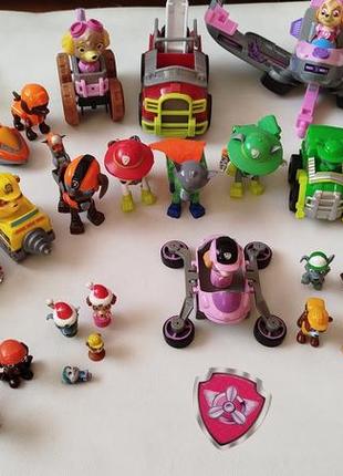 Paw patrol. щенячий патруль. щенки, машинки.