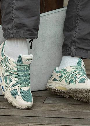 Мужские кроссовки asics gel-kahana 8 marathon running beige mint