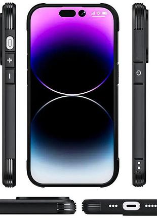 Tpu+pc чохол defense clear with magsafe для apple iphone 15 plus (6.7") 2