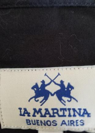 Черная рубашка la martina 4
