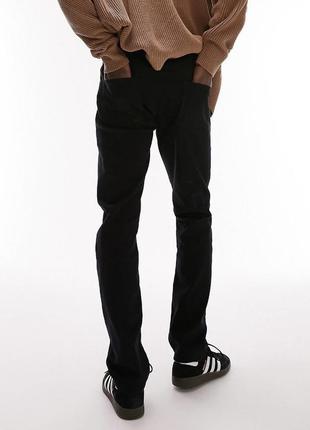 Джинси topman stretch slim чорні завужені чоловічі слім штани брюки3 фото