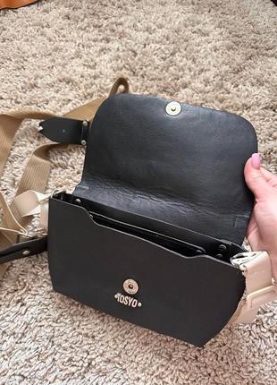 Женская сумка украинского бренда tosyo черная3 фото