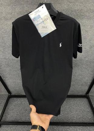 Летняя мужская футболка с коротким рукавом ralph lauren