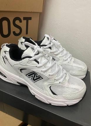 New balance 530 white black