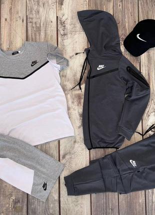 Мужской спортивный костюм комплект сет 5в1 nike tech fleece