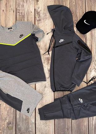 Мужской спортивный костюм сет 5в1 nike tech fleece