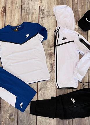 5в1 мужской спортивный костюм комплект сет nike tech fleece