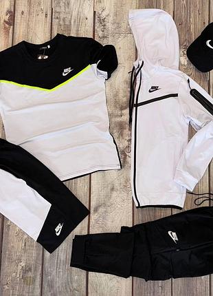 5в1 летний мужской спортивный костюм комплект сет nike tech fleece