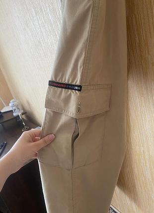 Брюки карго бежевые 4