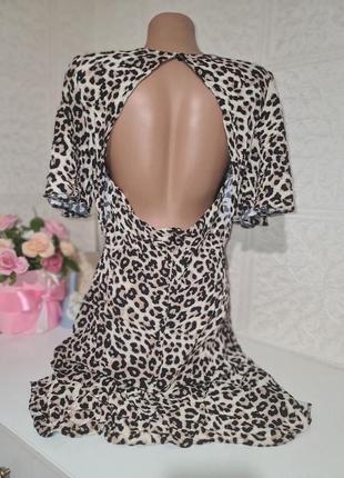 Платье, вискоза, с открытой спиной, 12р./m-l