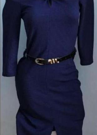 Нова оригінальна синя сукня 42-44р.