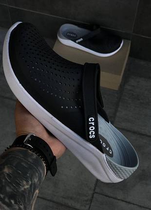 Crocs чоловічі шльопанці чорні