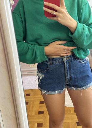Шорты джинсовые