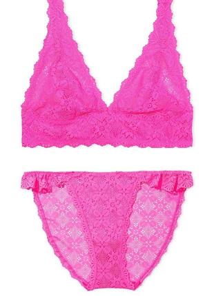 Кружевной комплект белья victoria's secret