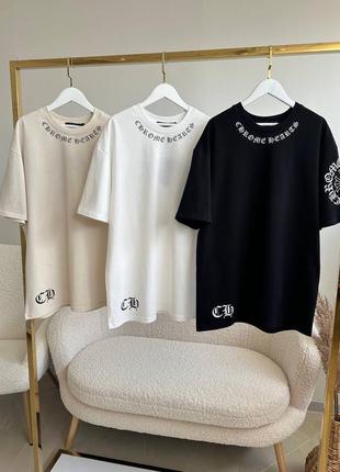Футболка в стиле chrome hearts