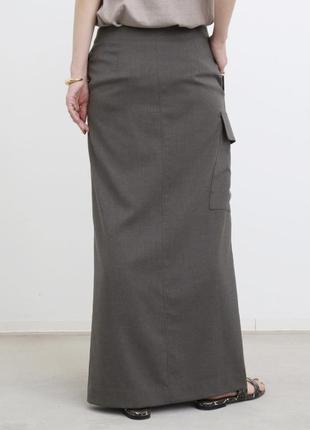 Женская юбка макси карго размер s