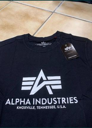 Футболка alpha industries military милитари футболка альфа индустрия фирменная качественная новая