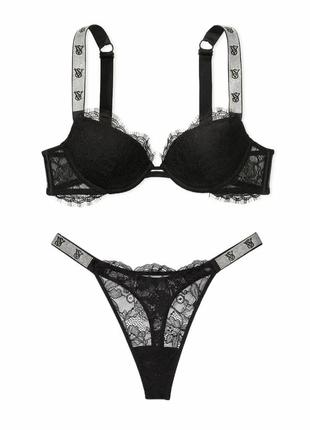 Комплект белья пушап victoria's secret виктория сикрет оригинал