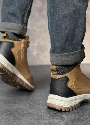 Ботинки зимние рыжий