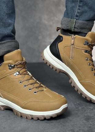 Ботинки зимние рыжий