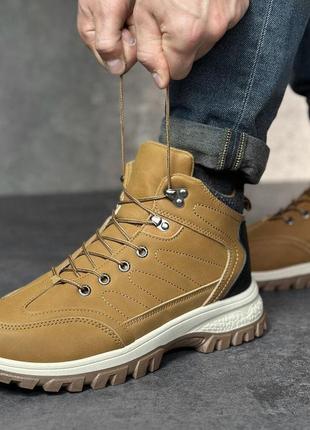 Ботинки зимние рыжий