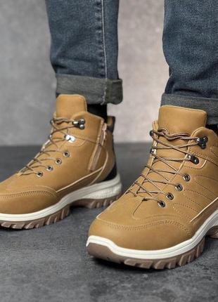 Ботинки зимние рыжий