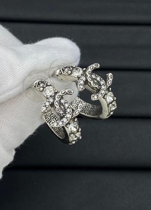Серьги в стиле chanel