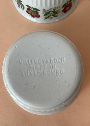Рамекіни на підставці. ємність  для десерту! 6 штук! ! villeroy&boch! люксембург!7 фото