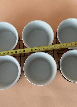 Рамекіни на підставці. ємність  для десерту! 6 штук! ! villeroy&boch! люксембург!5 фото