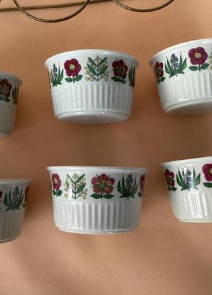 Рамекіни на підставці. ємність  для десерту! 6 штук! ! villeroy&boch! люксембург!2 фото
