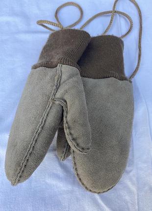 Перчатки на овчине