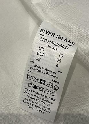 Лляний білий піджак на підкладці river island3 фото