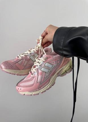 Кроссовки в стиле new balance 1906
 «&nbsp;pink leather&nbsp;»premium