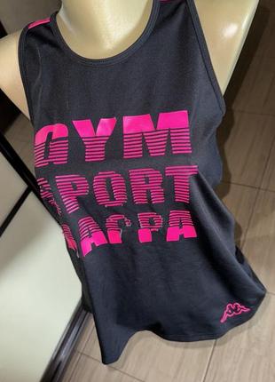 Спортивная майка оригинальная kappa топ оверсайз