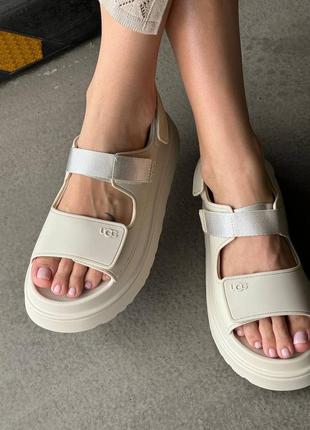 Женские босоножки ugg goldenglow sandals beige
