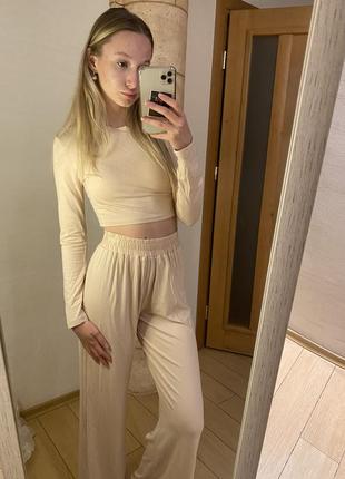 Бежевий костюм двійка🧸