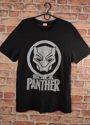Футболка marvel black panther мерч dc comics