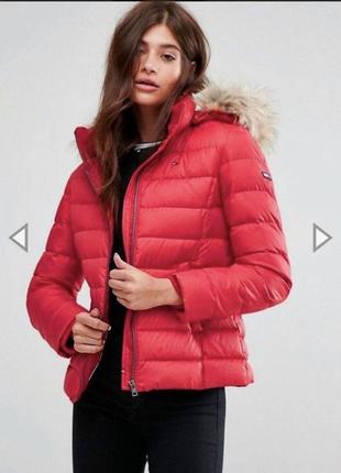 Пуховик tommy BAG hilfiger розмір xs-s