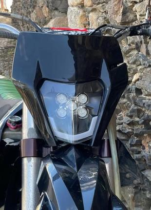 Led фара ktm, kovi, geon, фара с обтекателем, фара обтекатель, морда, обтічник, щиток