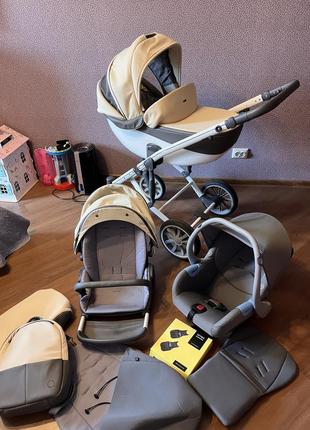 Универсальная коляска 3 в 1 anex m/type warm sand.